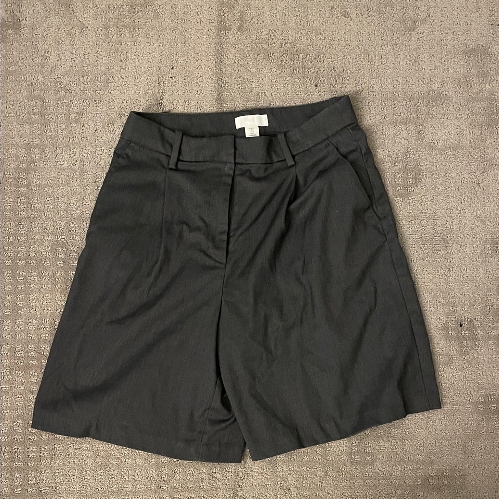 H&M Dark Gray Women's Bermudas